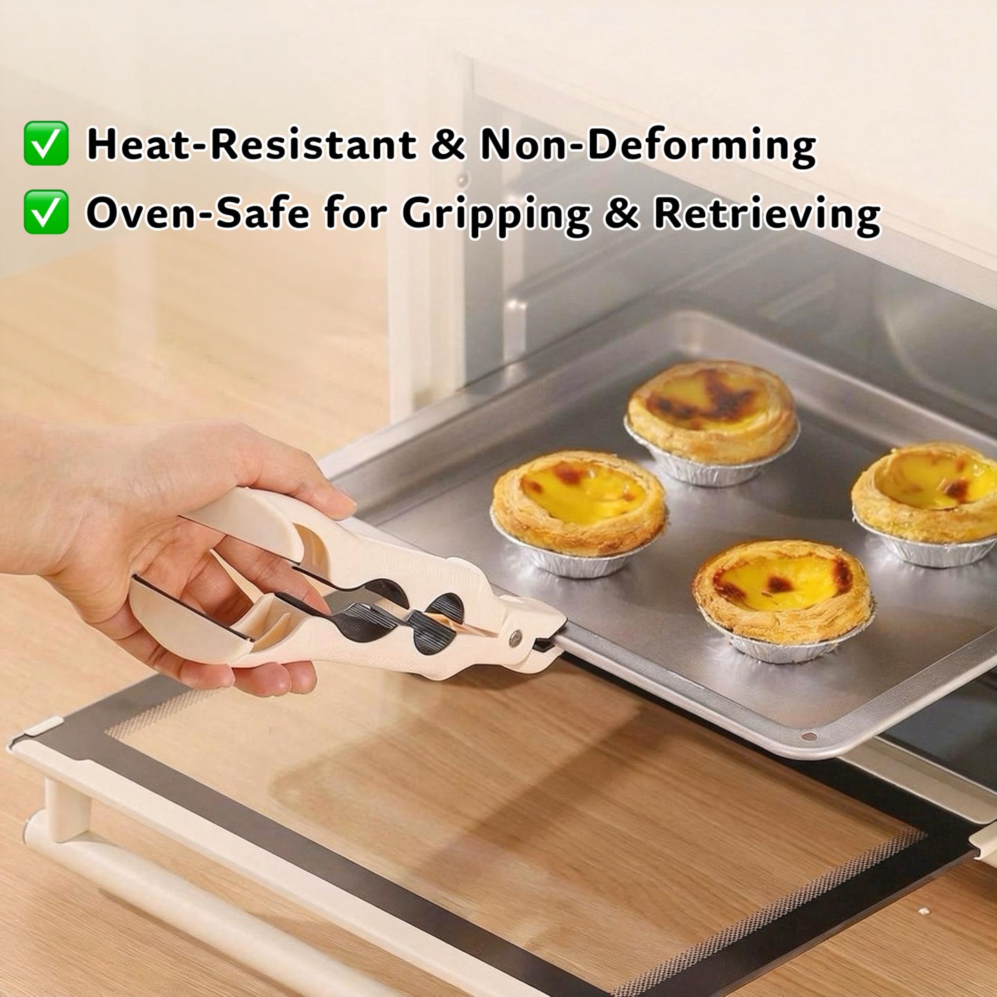 3-in-1 Kitchen Heat Resistant Gripper | Non-Slip Silicone Bowl & Plate Clamp with Bottle Opener