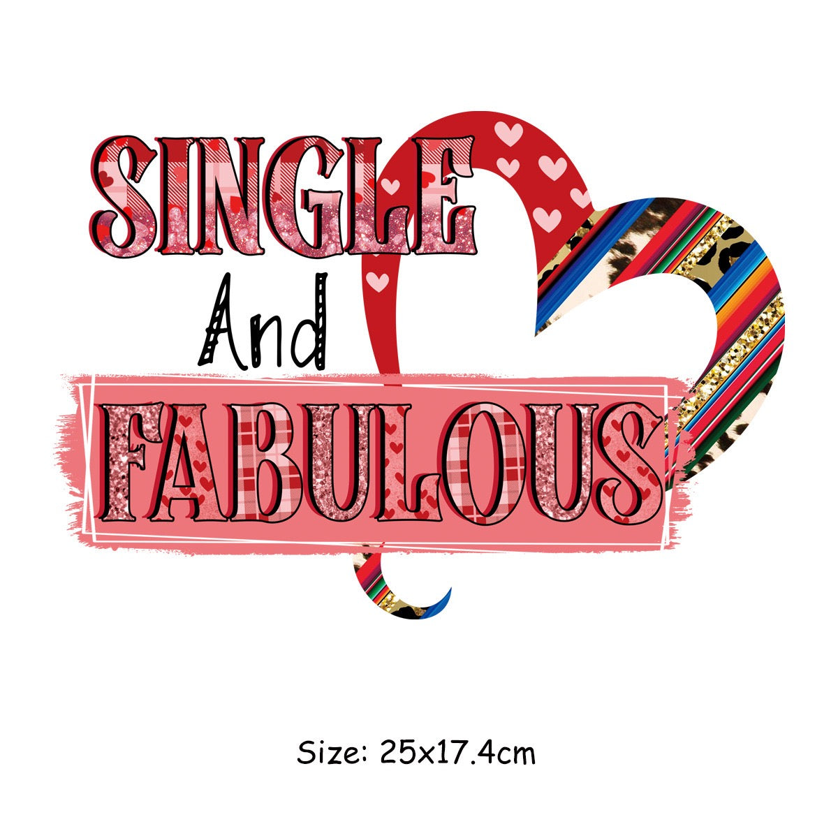 Valentine's Day Couple Iron-On Patches - DIY Heat Transfer Decals, Washable Romantic Prints for Couples' Outfits