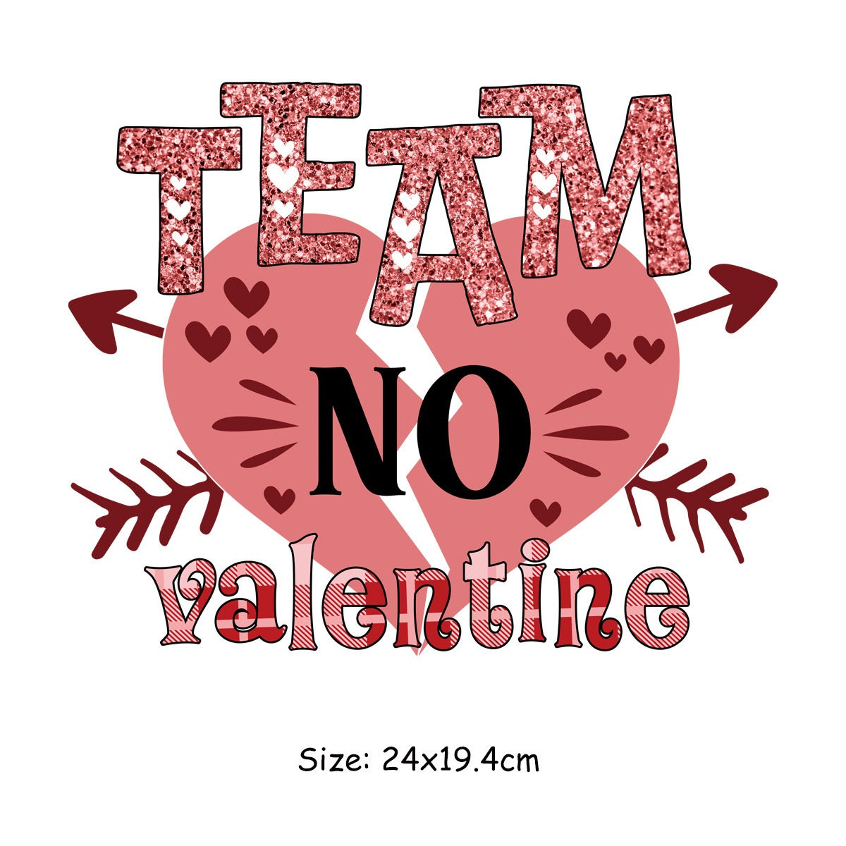 Valentine's Day Couple Iron-On Patches - DIY Heat Transfer Decals, Washable Romantic Prints for Couples' Outfits