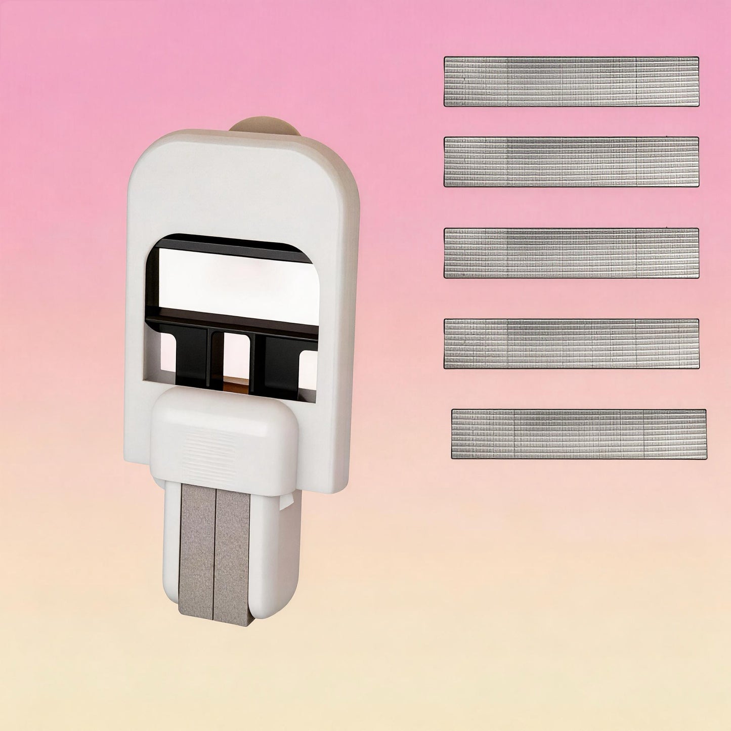 Mini Portable Desktop Mop, Self-Squeezing Handheld Sponge Mop for Wet & Dry Use, Small Foldable Mop for Kitchen Countertops, Bathroom, Glass, Car Interior, High Absorbent